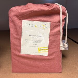 Casaluna Supima Sateen Sheet Set- Queen